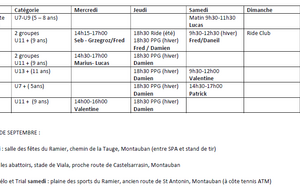 Portes OUVERTES jqa 27 septembre à partir de 6 ans
