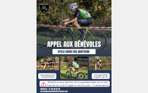 Appel aux bénévoles pour le cyclo-cross des abattoirs