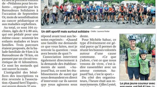 La solidarité au coeur de nos valeurs